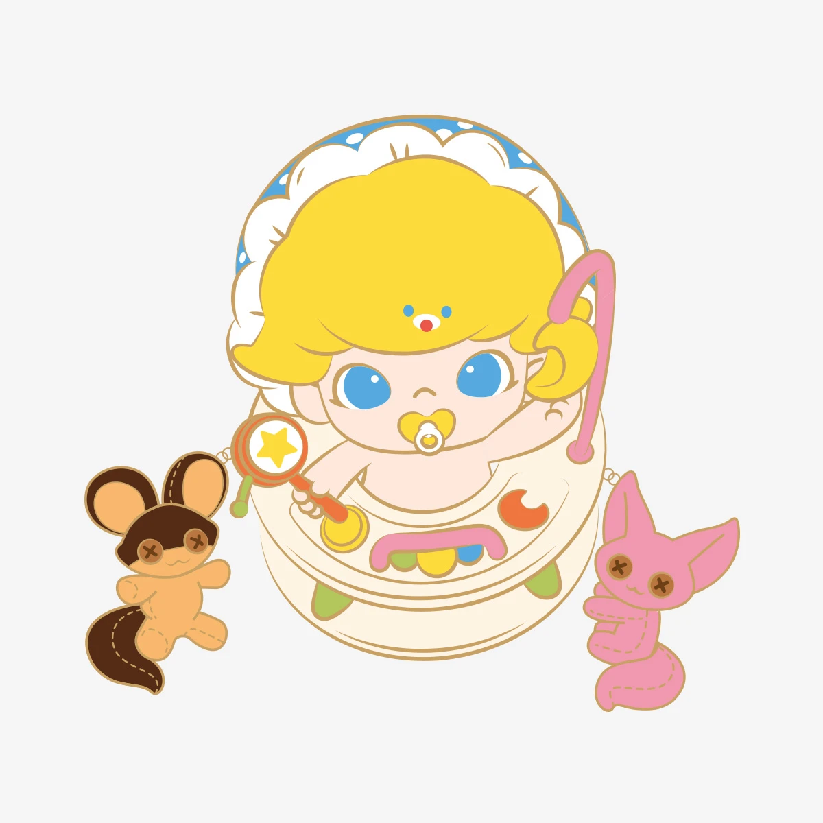 DIMOO Where We Go Badge (3PC & 9PC) 11 DIMOO Where We Go Badge (3PC & 9PC) - Image 11