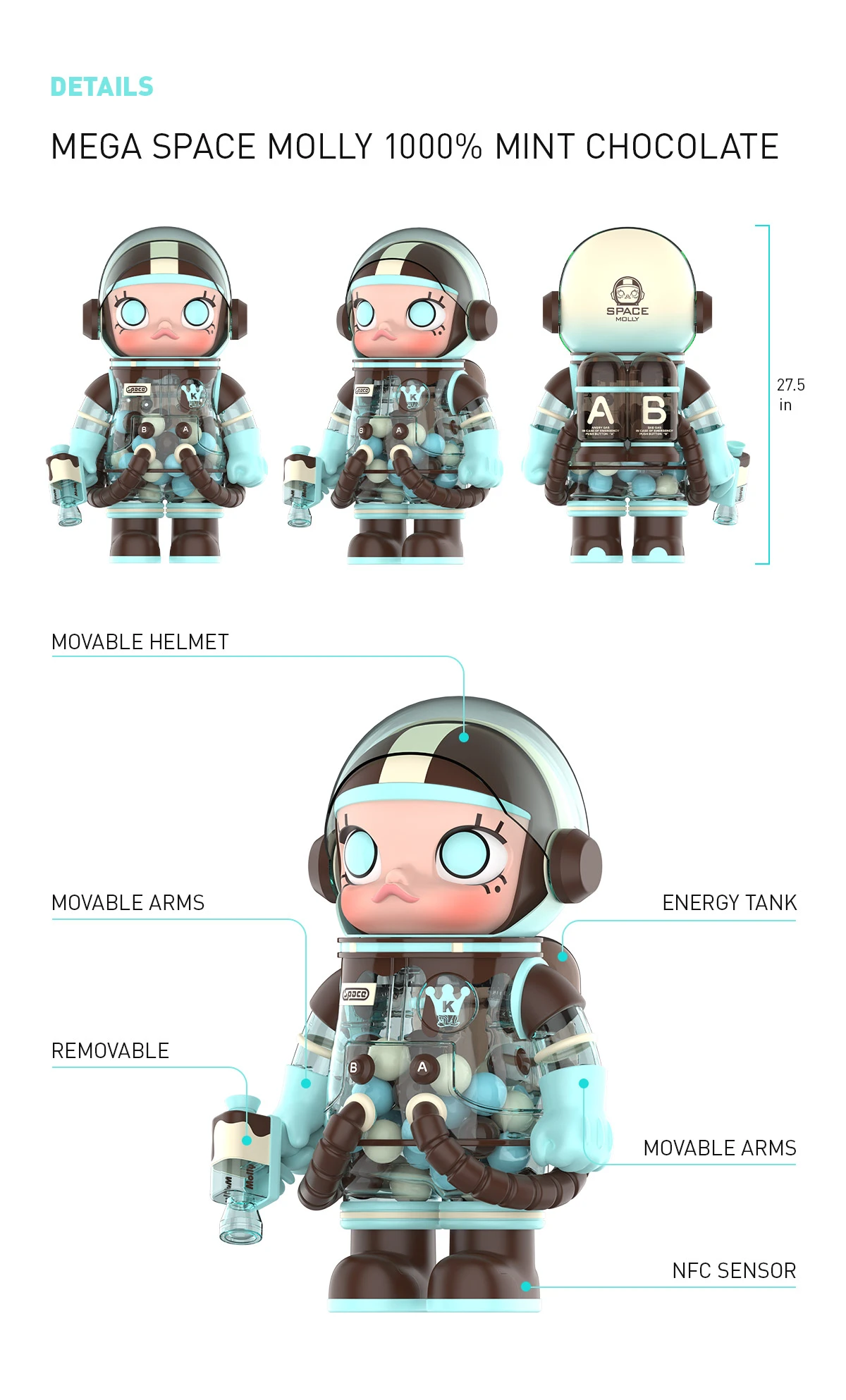 MEGA SPACE MOLLY 1000% Mint Chocolate 6 MEGA SPACE MOLLY 1000% Mint Chocolate - Image 6