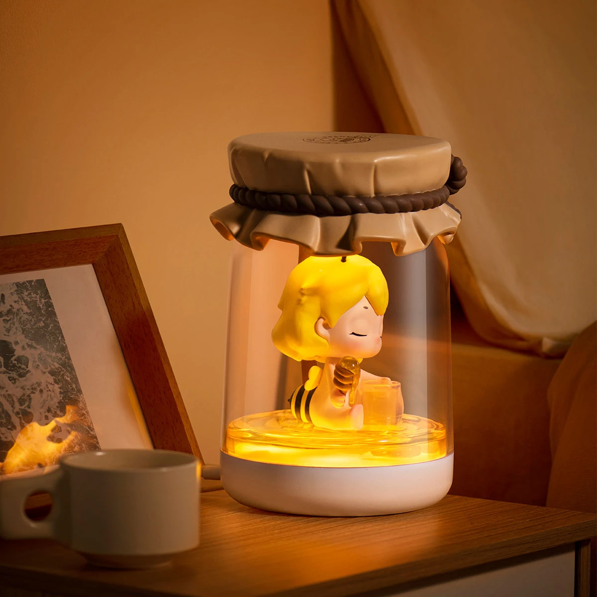HONEY BEEDY Jar Light Figurine 3 HONEY BEEDY Jar Light Figurine - Image 3