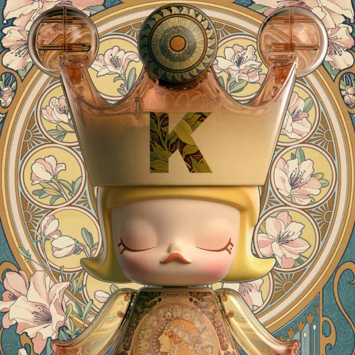 MEGA ROYAL MOLLY 400% Mucha·Zodiac 8 MEGA ROYAL MOLLY 400% Mucha·Zodiac - Image 8