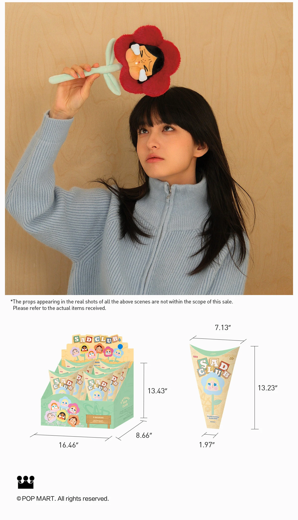 CRYBABY Sad Club Series - Plush Flower Blind Box 16 CRYBABY Sad Club Series - Plush Flower Blind Box - Image 16