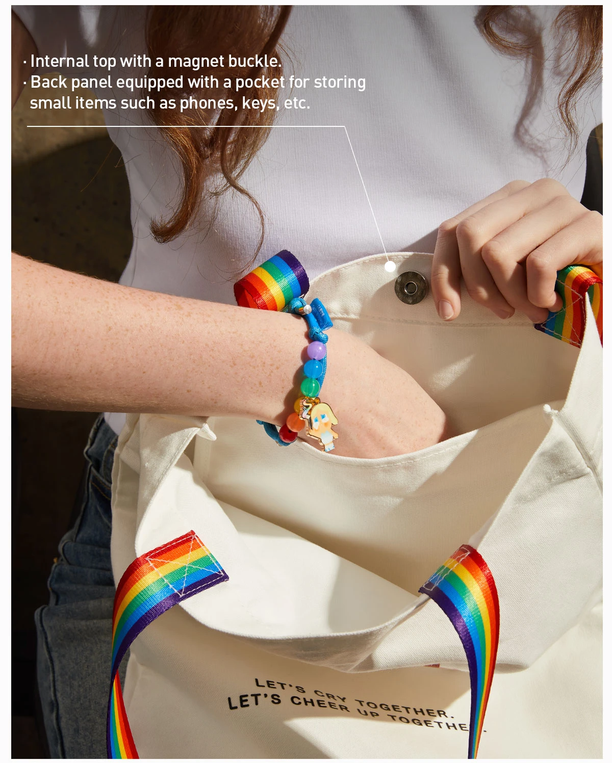 CRYBABY CHEER UP, BABY! SERIES-Canvas Bag 13 CRYBABY CHEER UP, BABY! SERIES-Canvas Bag - Image 13