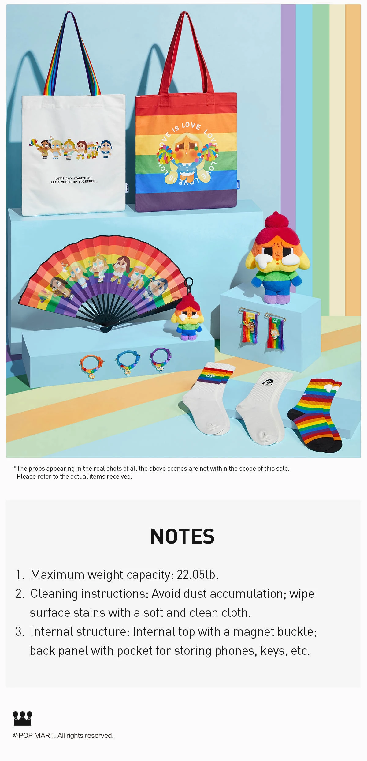 CRYBABY CHEER UP, BABY! SERIES-Canvas Bag 17 CRYBABY CHEER UP, BABY! SERIES-Canvas Bag - Image 17