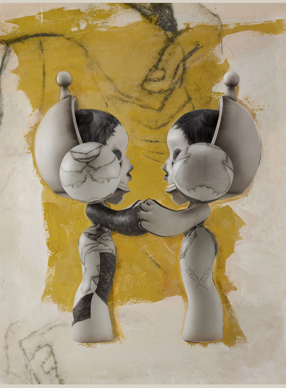 MEGA α SKULLPANDA 1000% Egon Schiele 16 MEGA α SKULLPANDA 1000% Egon Schiele - Image 16