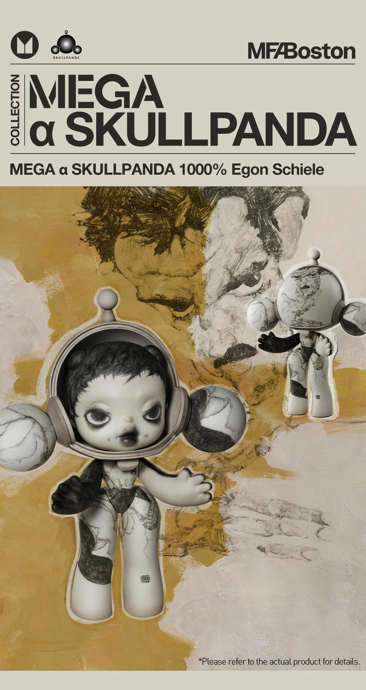 MEGA α SKULLPANDA 1000% Egon Schiele 11 MEGA α SKULLPANDA 1000% Egon Schiele - Image 11
