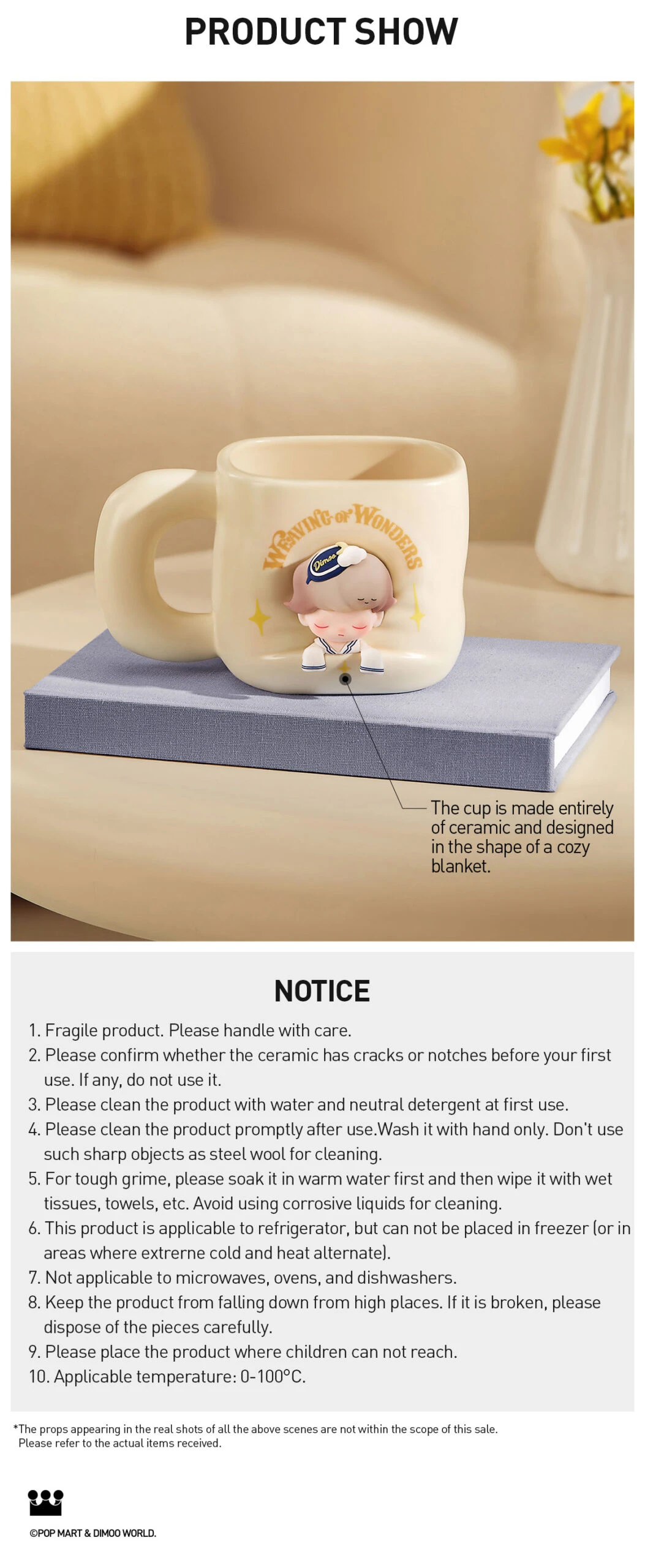 DIMOO Weaving Wonders Series-Ceramic Cup 5 DIMOO Weaving Wonders Series-Ceramic Cup - Image 5