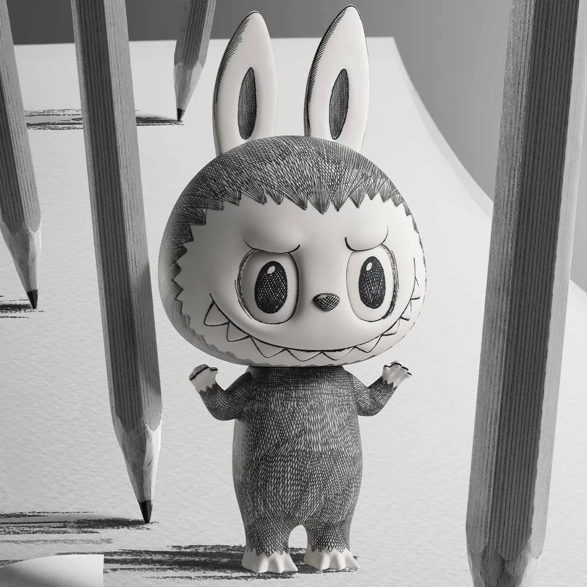 MEGA LABUBU 1000% Sketch 7 MEGA LABUBU 1000% Sketch - Image 7