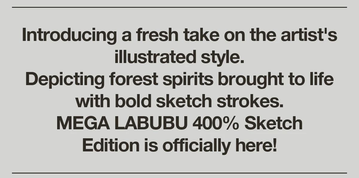 MEGA LABUBU 400% Sketch 14 MEGA LABUBU 400% Sketch - Image 14