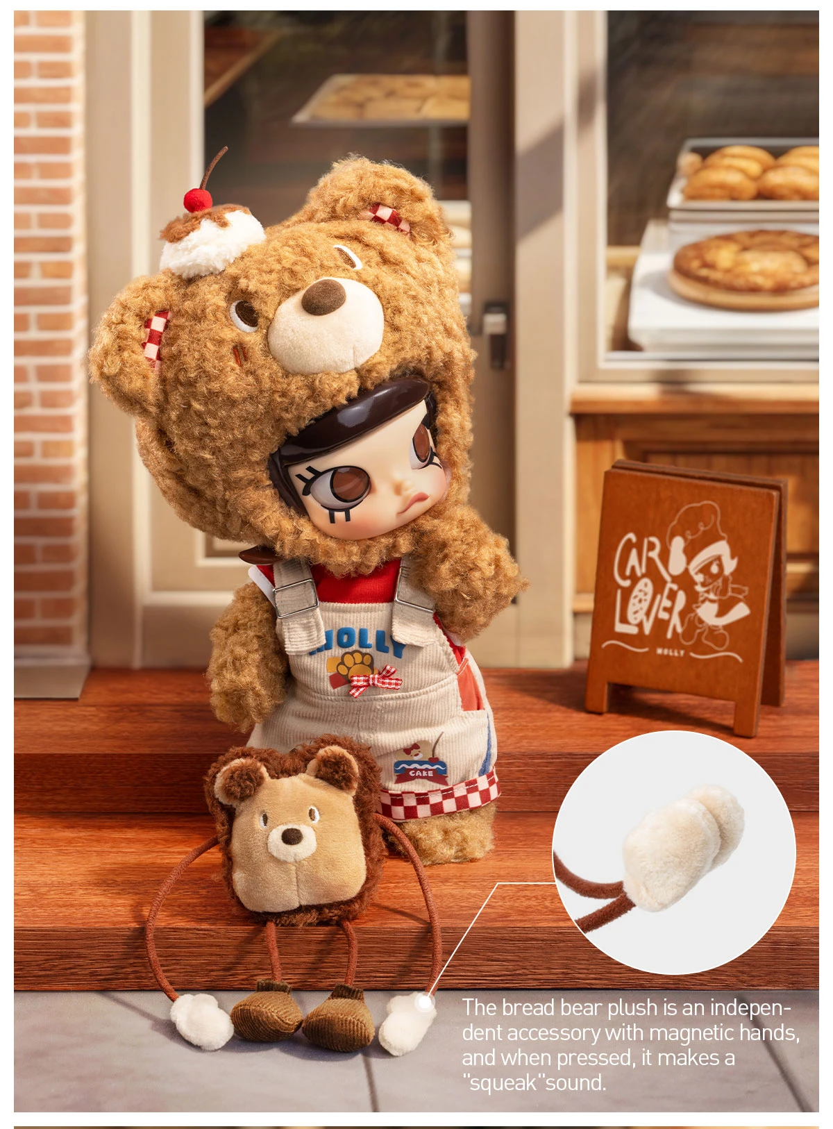 MOLLY Bear Bread 1/8 Action Figure 11 MOLLY Bear Bread 1/8 Action Figure - Image 11