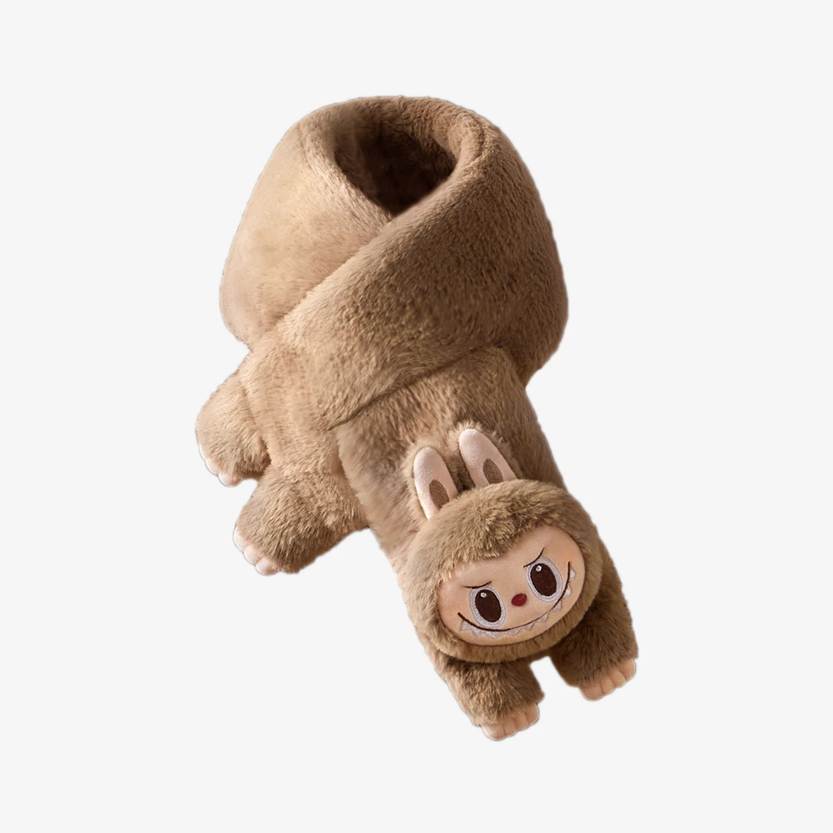 Warm Fluffy Holiday Series- LABUBU Plush Scarf 1 Warm Fluffy Holiday Series- LABUBU Plush Scarf