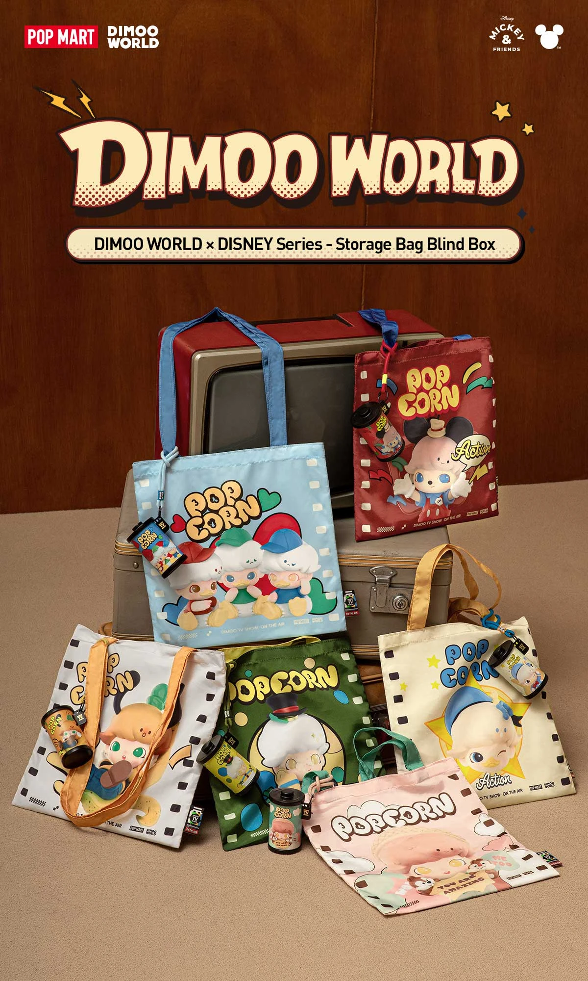 DIMOO WORLD × DISNEY Series-Storage Bag Blind Box - Image 15