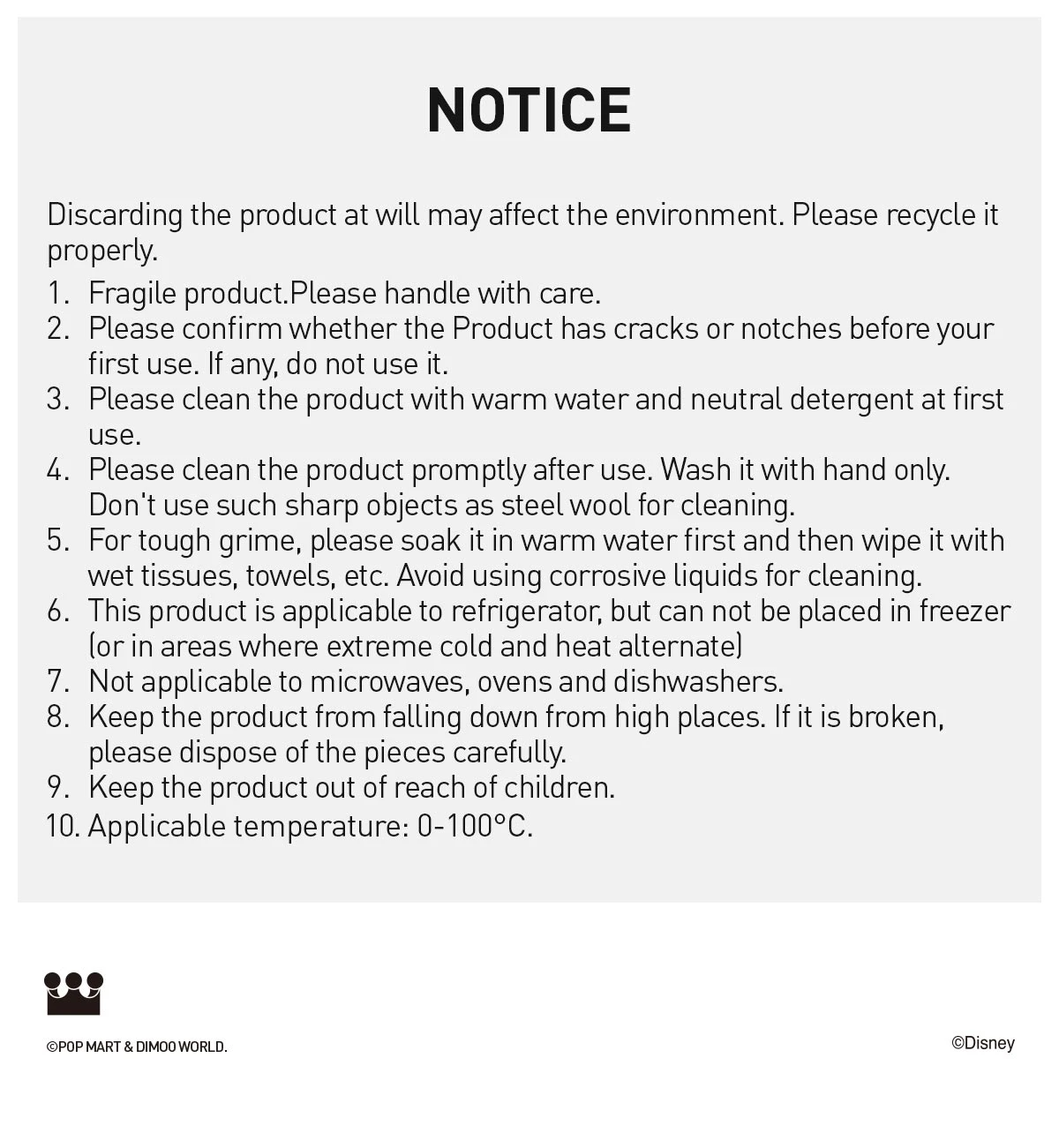 DIMOO WORLD × DISNEY Series-Ceramic Cup - Image 15