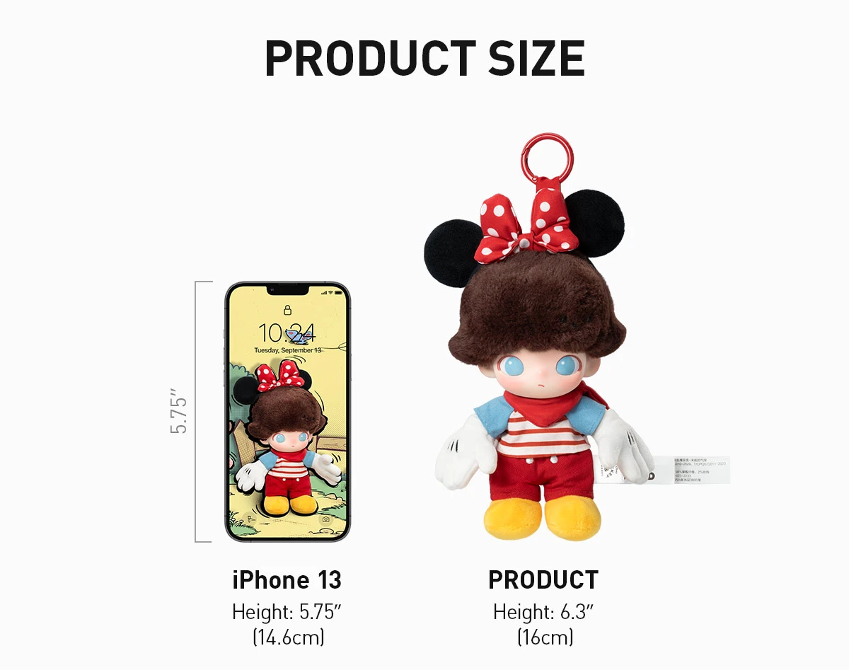 DIMOO WORLD × DISNEY Series-Vinyl Plush Keychain Blind Box 20 DIMOO WORLD × DISNEY Series-Vinyl Plush Keychain Blind Box - Image 20