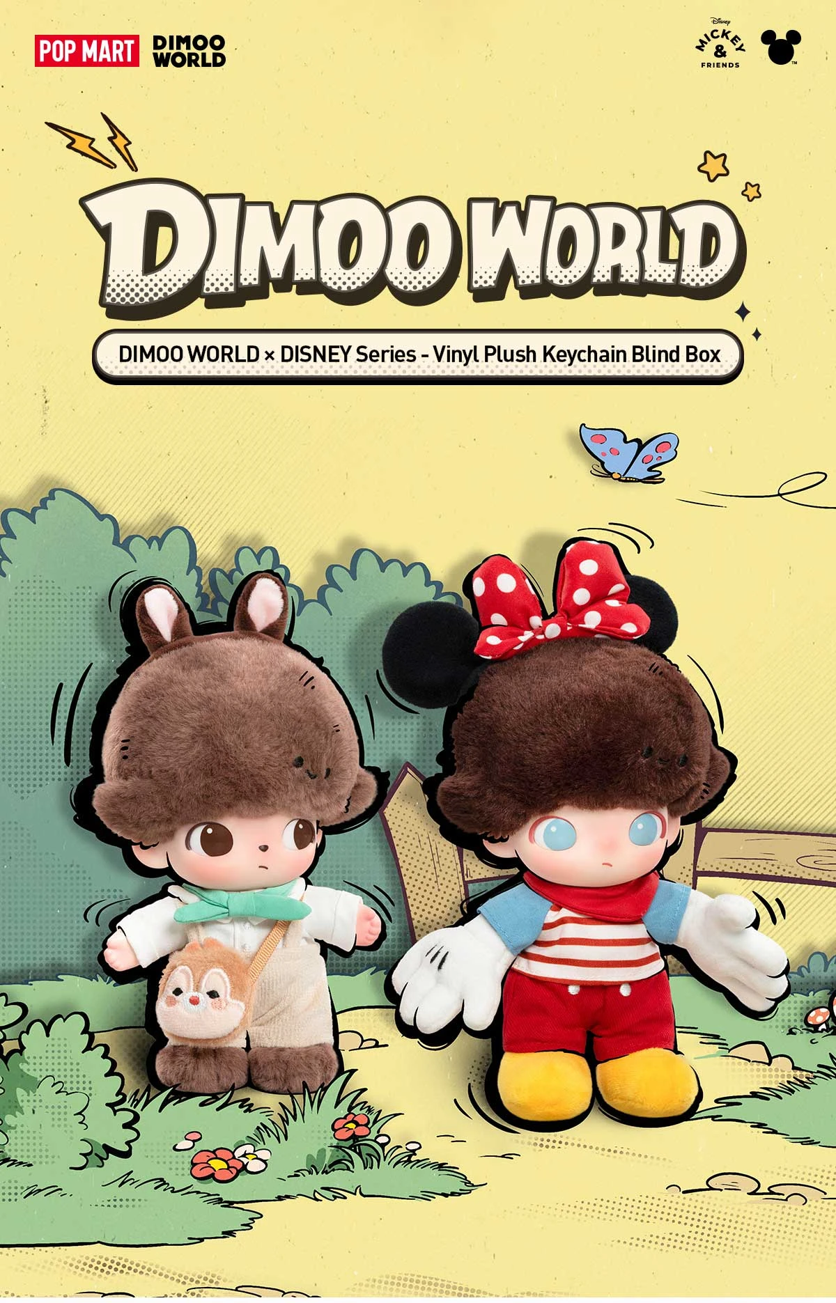 DIMOO WORLD × DISNEY Series-Vinyl Plush Keychain Blind Box 15 DIMOO WORLD × DISNEY Series-Vinyl Plush Keychain Blind Box - Image 15