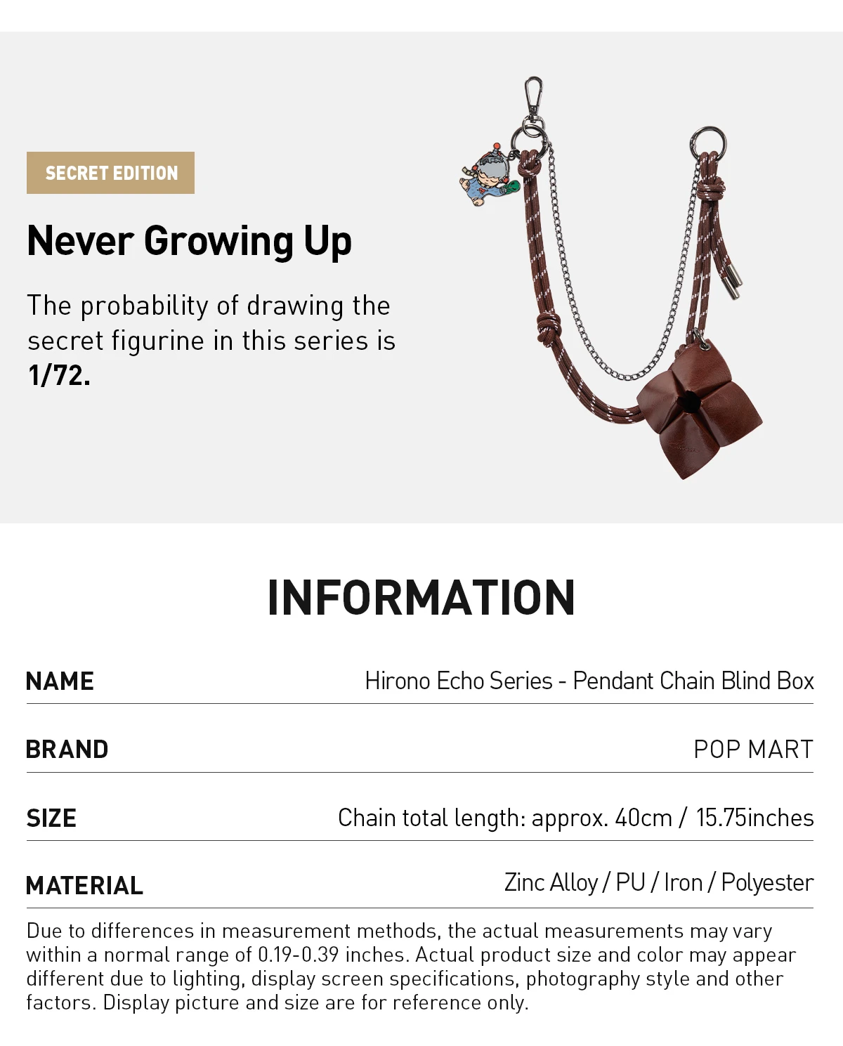 Hirono Echo Series - Pendant Chain Blind Box 13 Hirono Echo Series - Pendant Chain Blind Box - Image 13