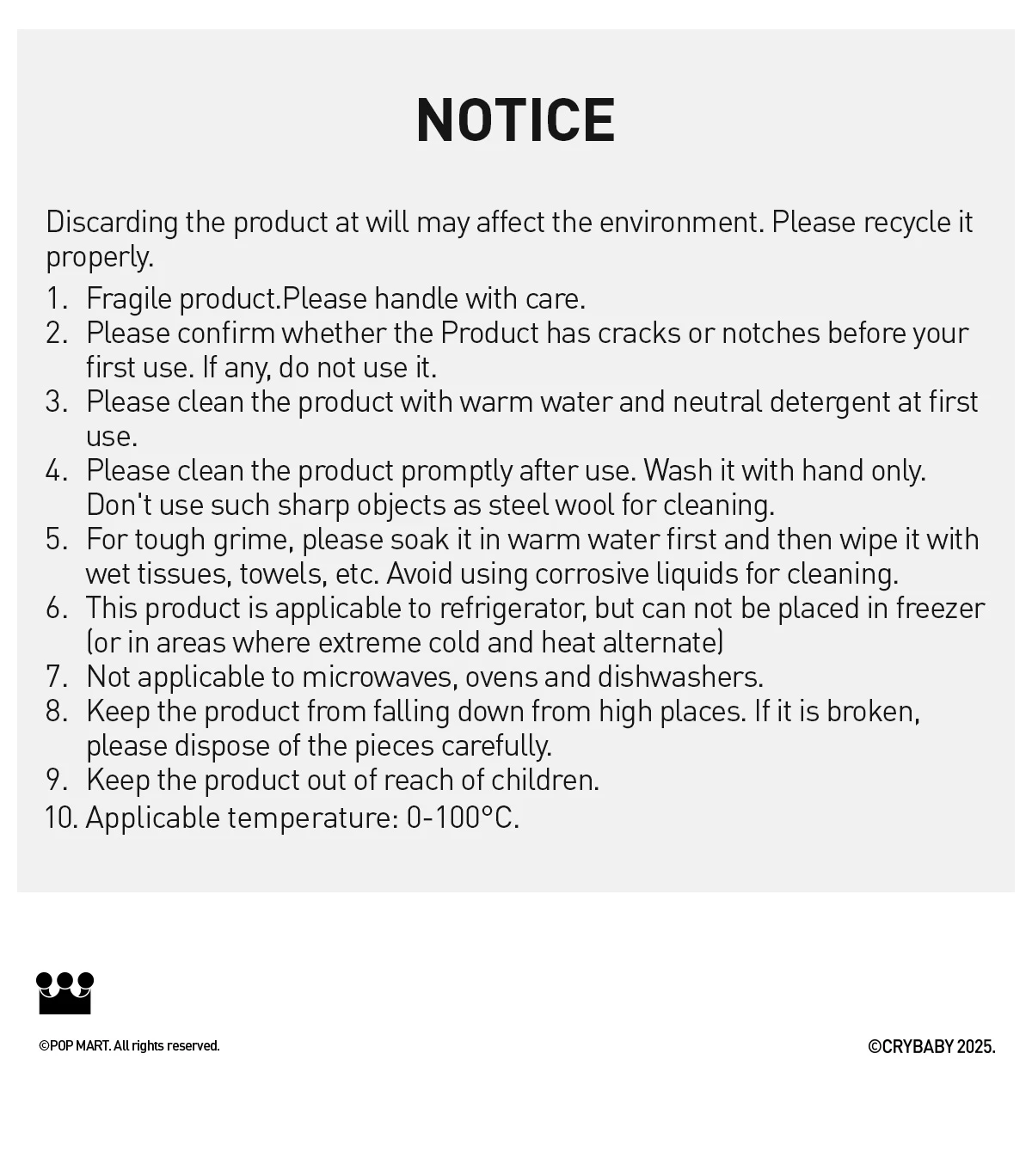 CRYBABY Wild But Cutie Series-Mug Cup 10 CRYBABY Wild But Cutie Series-Mug Cup - Image 10